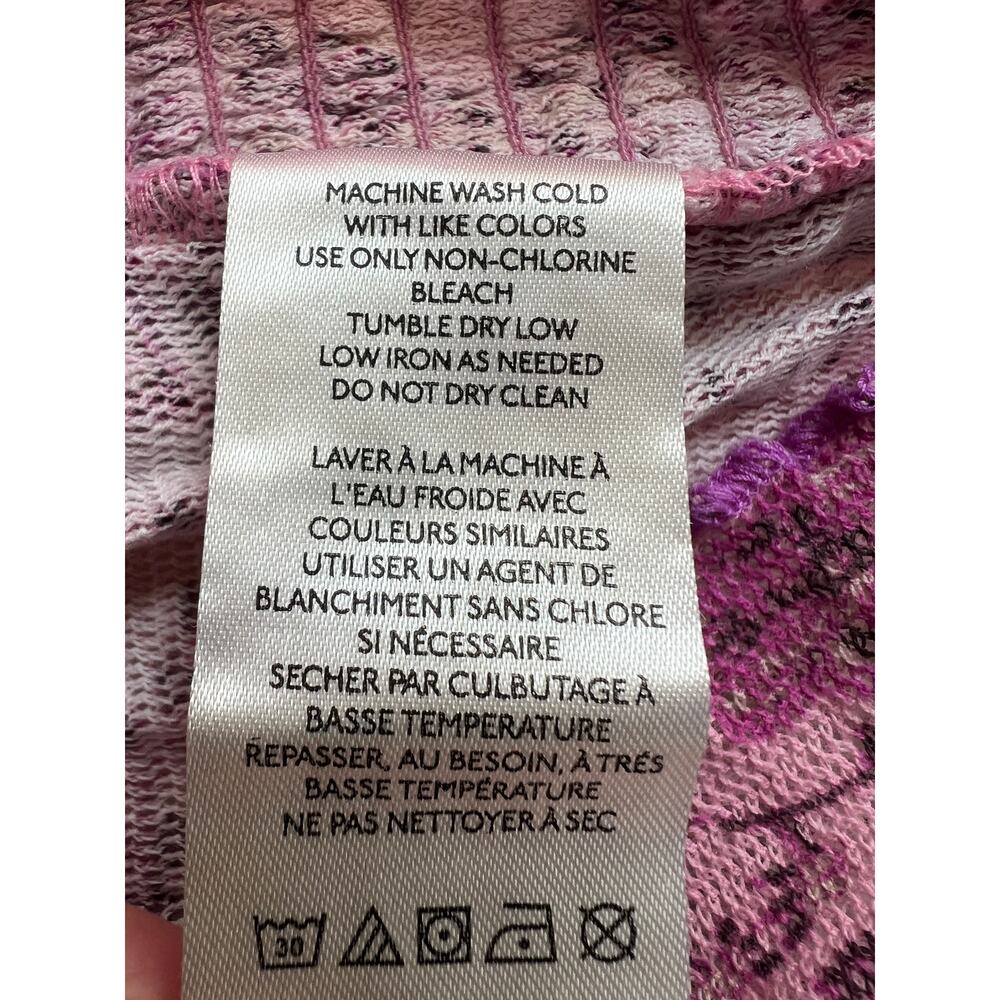 Free People Pink Floral Mesh Short Sleeve Tee - Picture 12 of 13